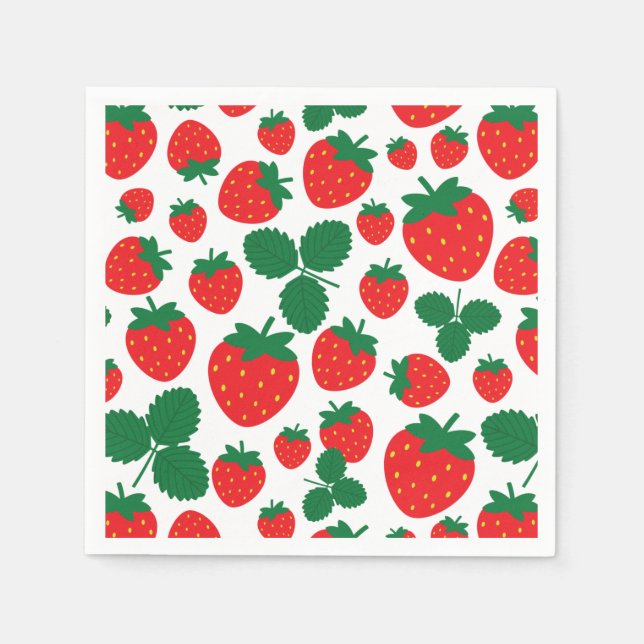 Strawberries Napkins (Front)