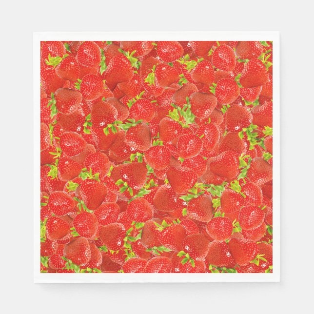 Strawberries Napkins (Front)