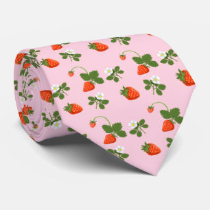Strawberries Neck Tie