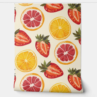 Strawberries,Oranges and Lemons Wallpaper