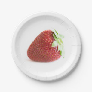 Strawberries Paper Plates