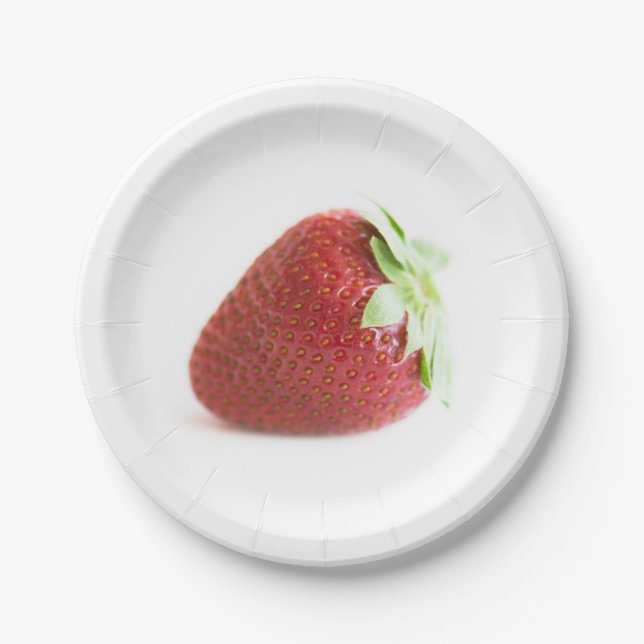 Strawberries Paper Plates (Front)