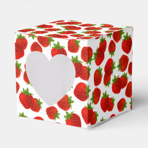 Strawberries Party Favor Box