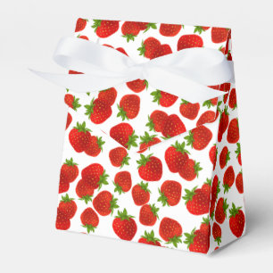 Strawberries Party Favor Box