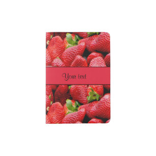 Strawberries Passport Holder