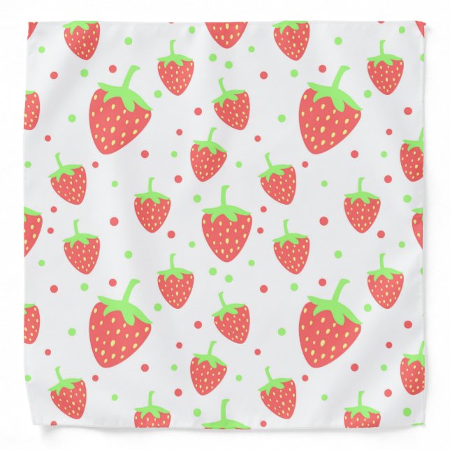 Strawberries pattern bandana (Front)