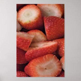 Strawberries Photo Poster