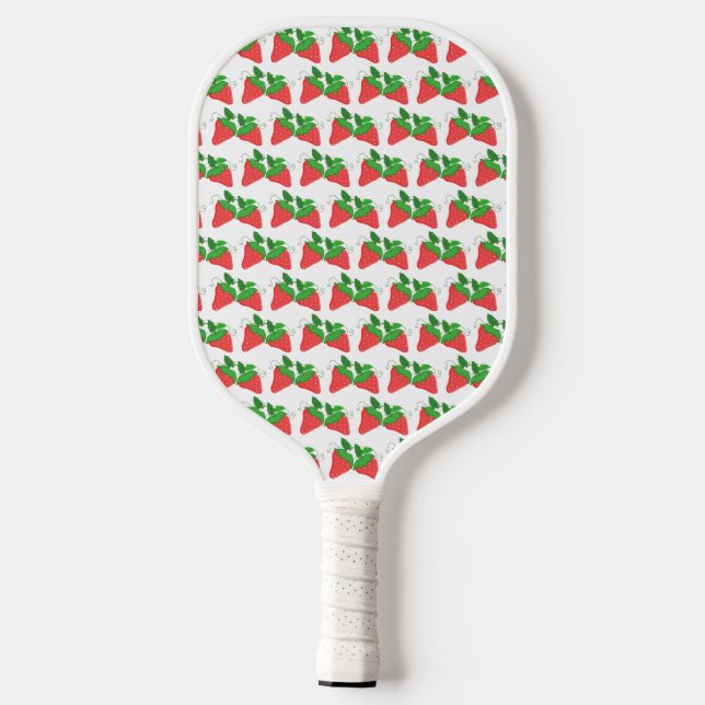 Strawberries Pickleball Paddle (Back)