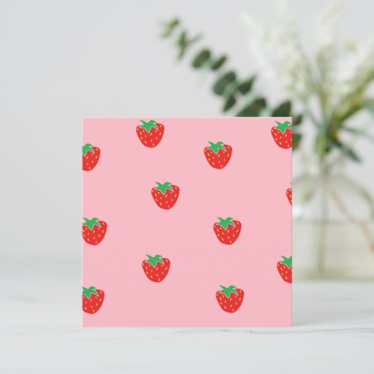 Strawberries Pink (Standing Front)