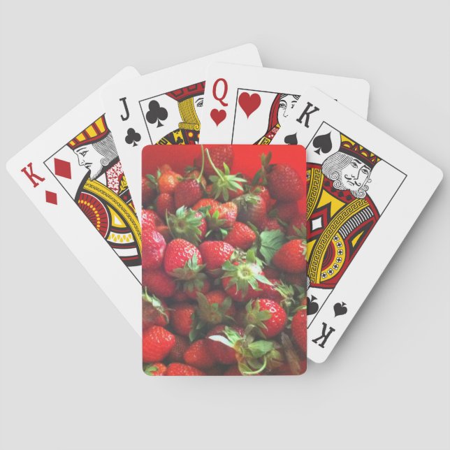 Strawberries Playing Cards (Back)