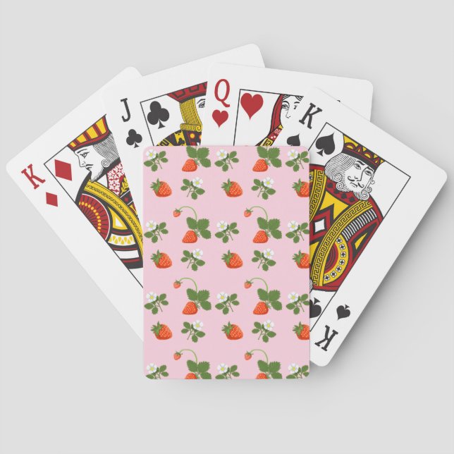 Strawberries Poker Cards (Back)