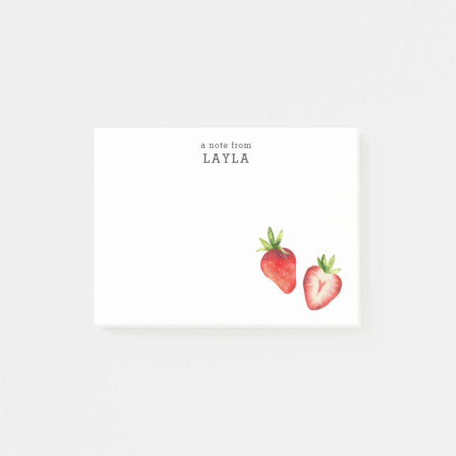 Strawberries Post-it Notes (Front)