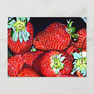 Strawberries Postcard