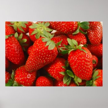 Strawberries Poster by gavila_pt at Zazzle