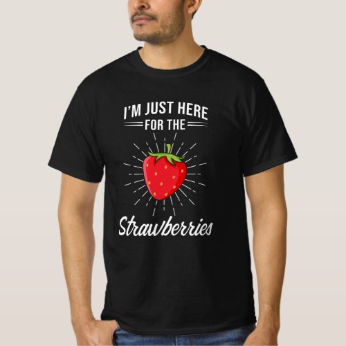 Strawberries Say Funny T_Shirt