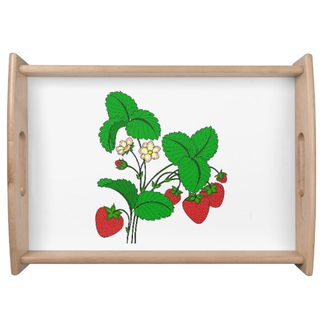 Strawberries Serving Tray (Front)
