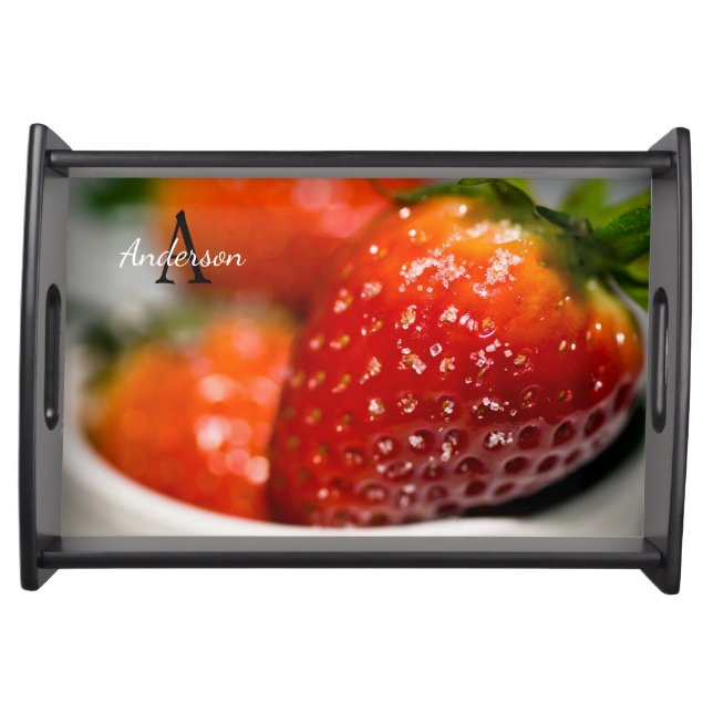 Strawberries Serving Tray (Front)