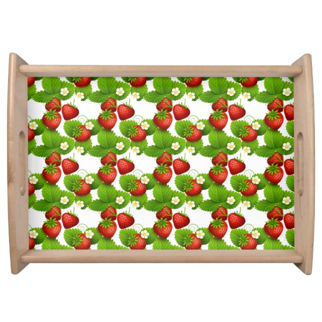 Strawberries Serving Tray (Front)