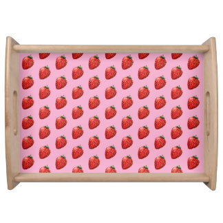 Strawberries Serving Tray