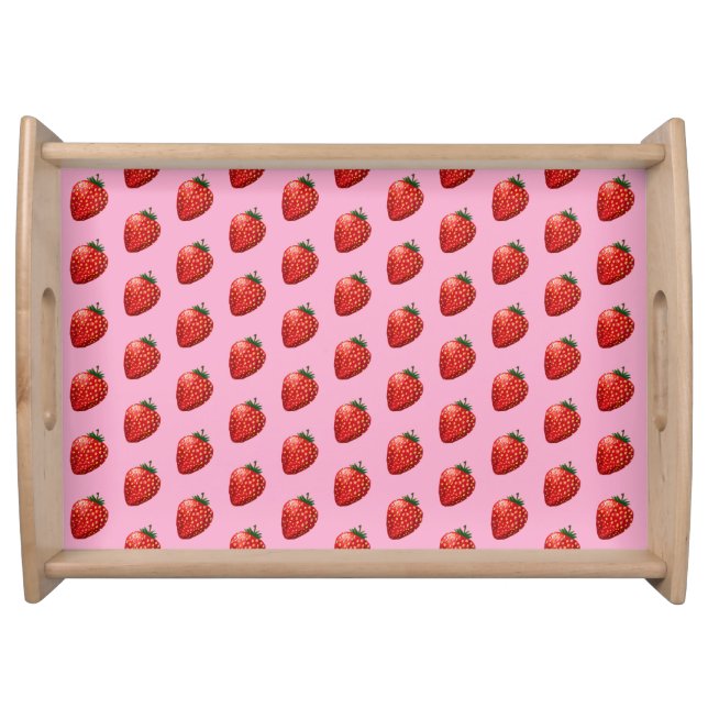 Strawberries Serving Tray (Front)