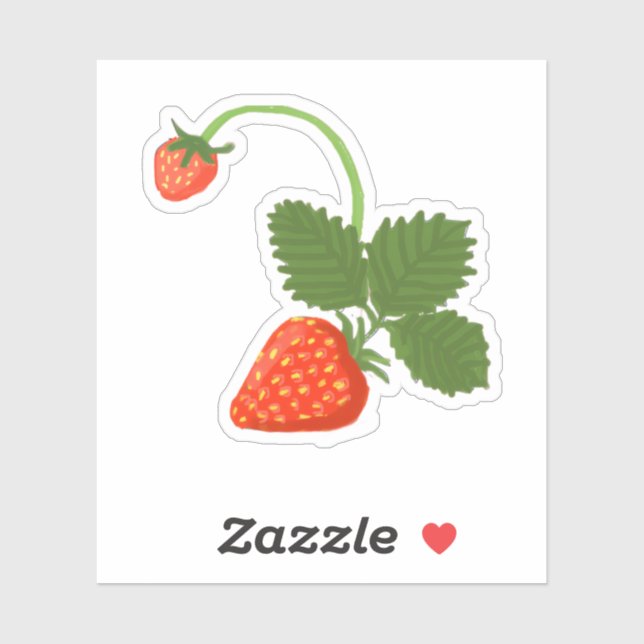 Strawberries Sticker (Sheet)