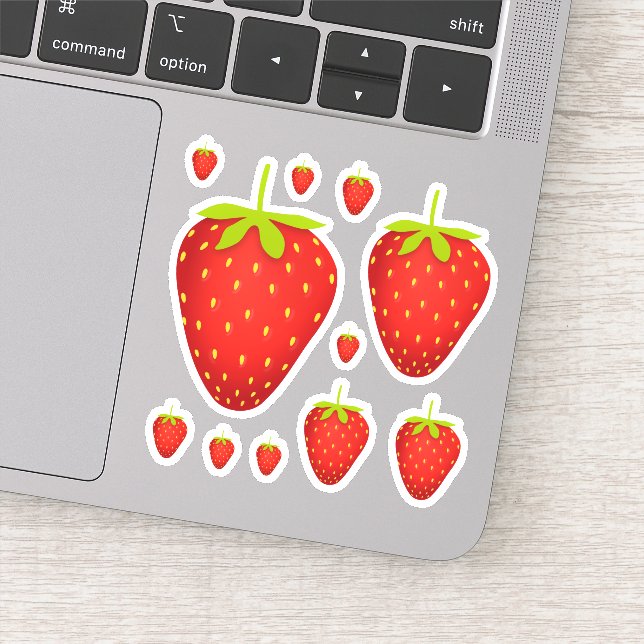 Strawberries Sticker (Detail)