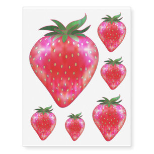 Strawberries - Temporary Tattoos