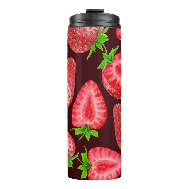 Strawberries Thermal Tumbler (Front)