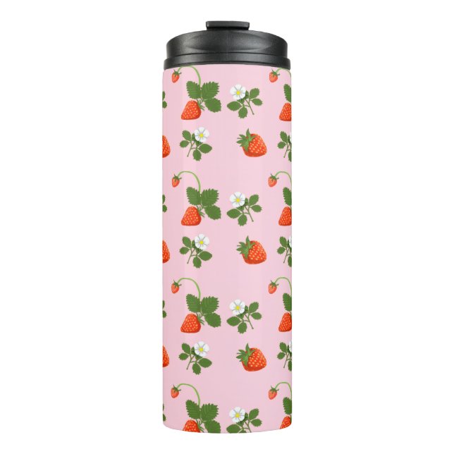 Strawberries Thermal Tumbler (Front)