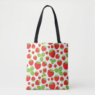 Strawberries Tote Bag