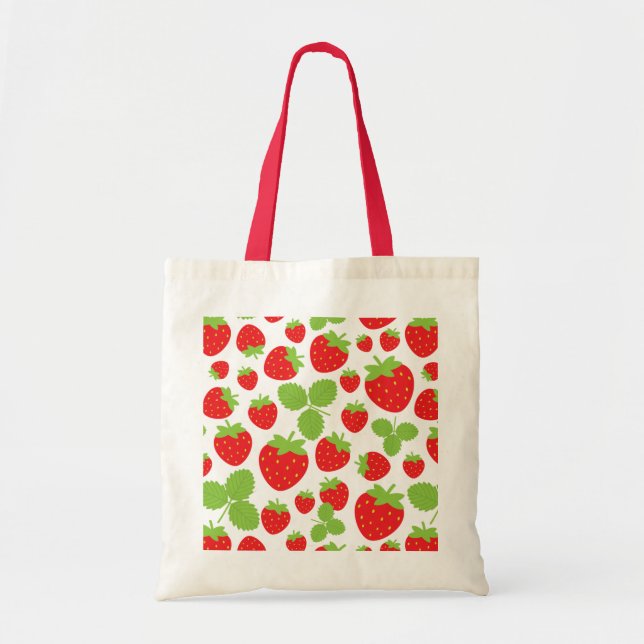 Strawberries Tote Bag (Front)