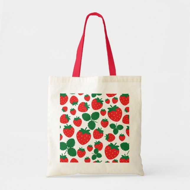 Strawberries Tote Bag (Front)