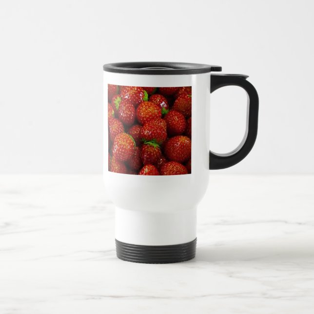 Strawberries  travel mug (Right)