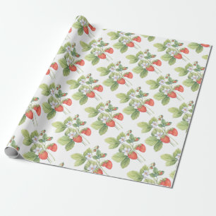 Strawberries Wrapping Paper
