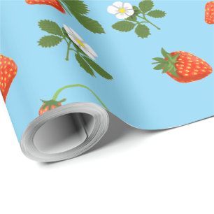 Strawberries Wrapping Paper