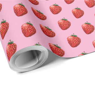 Strawberries Wrapping Paper