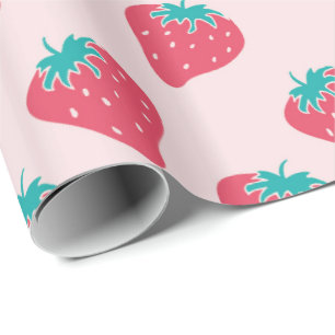 Strawberries Wrapping Paper
