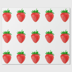 Strawberries Wrapping Paper