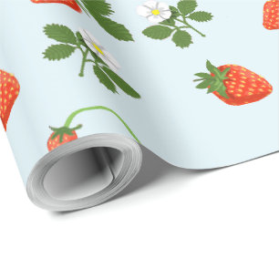 Strawberries Wrapping Paper