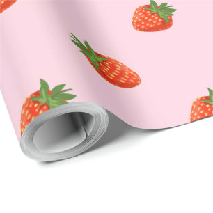 Strawberries Wrapping Paper