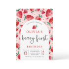 Strawberry 1st Birthday Berry First Birthday Party