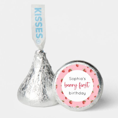 Strawberry 1st Birthday Berry First Hersheys Kisses