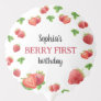 Strawberry 1st Birthday Party Berry First Balloon