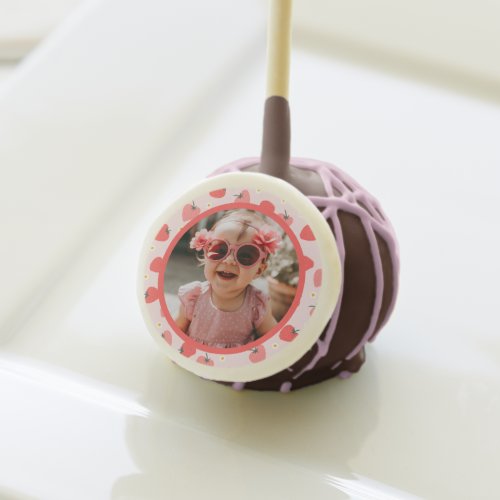 Strawberry 1st Birthday Party Berry First Photo  Cake Pops