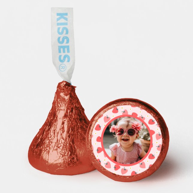 Strawberry 1st Birthday Party Berry First Photo  Hershey®'s Kisses® (Front)