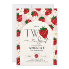 Strawberry 2nd Birthday Two Sweet