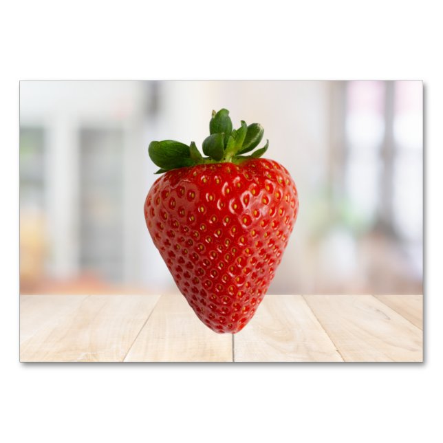 Strawberry ABA Labeling Flashcard | Picture Cards (Front)