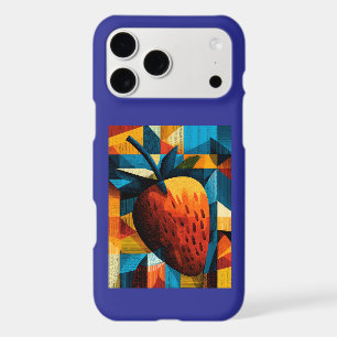 Strawberry Abstract Pop Art Retro iPhone Case