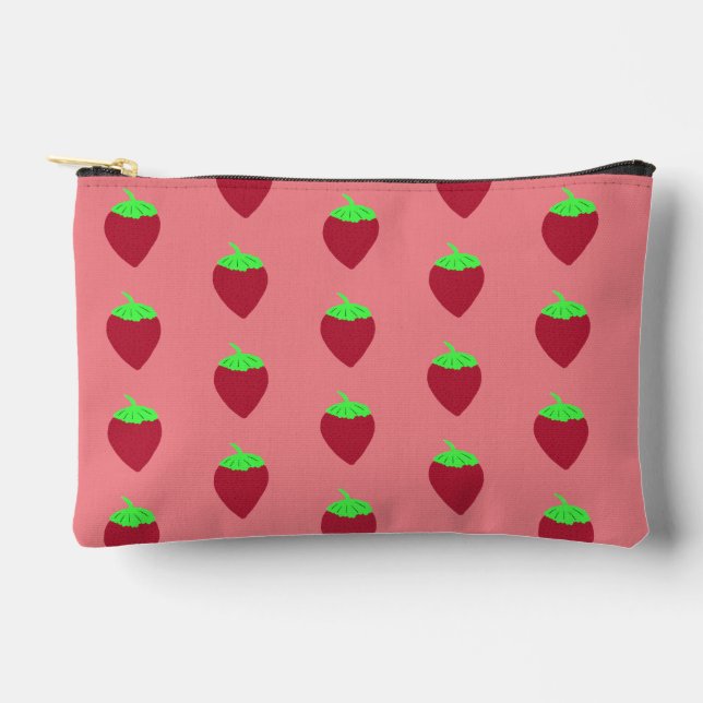 Strawberry  accessory pouch (Front)