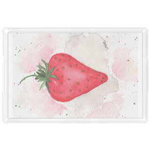 Strawberry Acrylic Tray